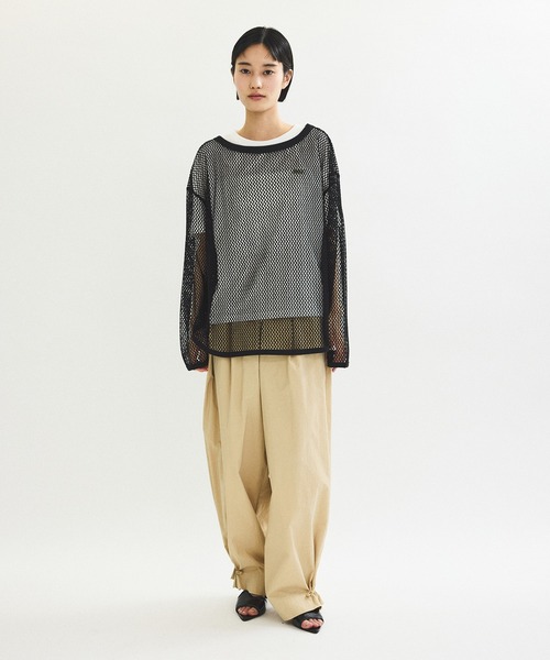 ADAM ET ROPE'(アダムエロペ)の「【サステナブル】イノセンスプリントTEE(Tシャツ/カットソー・レディース・ホワイト/ピンク・FREE)」の7枚目の写真