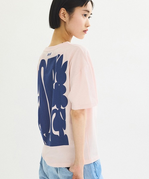 ADAM ET ROPE'(アダムエロペ)の「【サステナブル】イノセンスプリントTEE(Tシャツ/カットソー・レディース・ホワイト/ピンク・FREE)」の12枚目の写真
