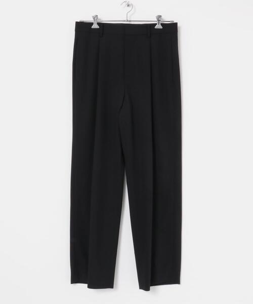 ATON（エイトン）の「ATON　HIGH TWIST WOOL WIDE PANTS（その他パンツ・メンズ・ネイビー/ブラック・4/6）」の12枚目の写真