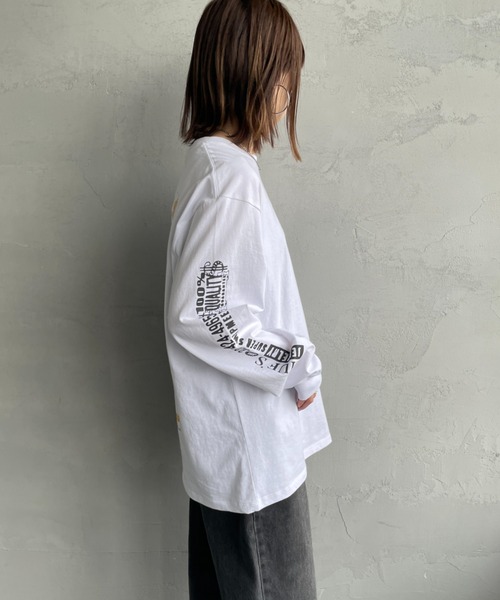 HUF ハフ ジュエリー ロングスリーブ バックプリント Tシャツ トップイズム TopIsm HUF ハフ ジュエリーロングスリーブバック