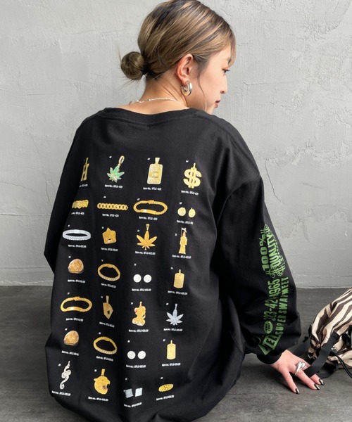 HUF/ハフ] JEWELRY バックプリントロンT（Tシャツ/カットソー