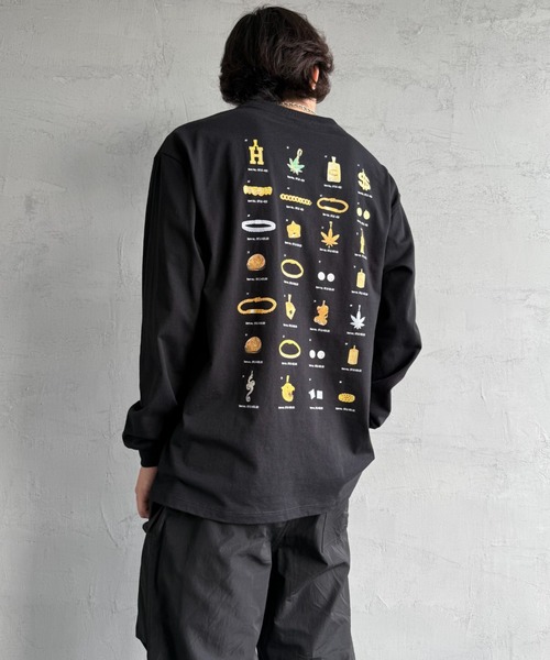 HUF/ハフ] JEWELRY バックプリントロンT（Tシャツ/カットソー