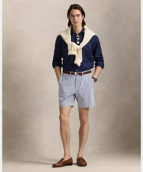 POLO RALPH LAUREN(ポロ ラルフ ローレン)の「クラシック フィット リネンコットン シャツ(シャツ/ブラウス・メンズ・ネイビー系1・L/M/S/XL/XS/XXL)」の7枚目の写真