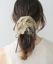 CLEIO | 【CLEIO】チェックリボンシュシュ(ヘアゴム)