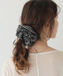 CLEIO | 【CLEIO】チェックリボンシュシュ(ヘアゴム)