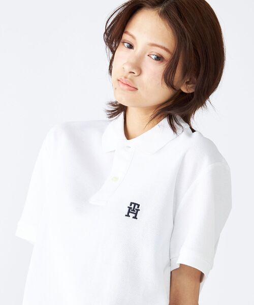 TOMMY HILFIGER（トミーヒルフィガー）の「レギュラーポロシャツ（ポロシャツ・メンズ・イエロー/ネイビー/ホワイト/ピンク/グリーン・LARGE/MEDIUM/SMALL/X-LARGE）」の2枚目の写真