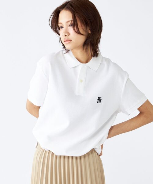 TOMMY HILFIGER（トミーヒルフィガー）の「レギュラーポロシャツ（ポロシャツ・メンズ・イエロー/ネイビー/ホワイト/ピンク/グリーン・LARGE/MEDIUM/SMALL/X-LARGE）」の9枚目の写真