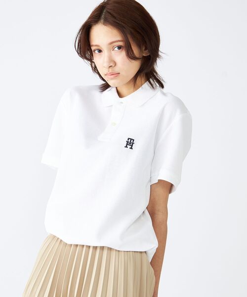 TOMMY HILFIGER（トミーヒルフィガー）の「レギュラーポロシャツ（ポロシャツ・メンズ・イエロー/ネイビー/ホワイト/ピンク/グリーン・LARGE/MEDIUM/SMALL/X-LARGE）」の11枚目の写真