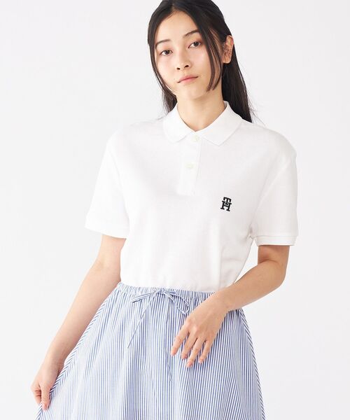 TOMMY HILFIGER（トミーヒルフィガー）の「レギュラーポロシャツ（ポロシャツ・メンズ・イエロー/ネイビー/ホワイト/ピンク/グリーン・LARGE/MEDIUM/SMALL/X-LARGE）」の12枚目の写真