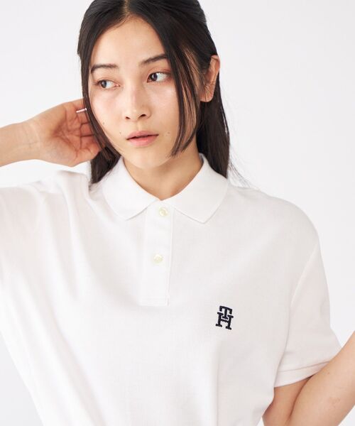 TOMMY HILFIGER（トミーヒルフィガー）の「レギュラーポロシャツ（ポロシャツ・メンズ・イエロー/ネイビー/ホワイト/ピンク/グリーン・LARGE/MEDIUM/SMALL/X-LARGE）」の13枚目の写真