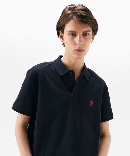 TOMMY HILFIGER（トミーヒルフィガー）の「レギュラーポロシャツ（ポロシャツ・メンズ・イエロー/ネイビー/ホワイト/ピンク/グリーン・LARGE/MEDIUM/SMALL/X-LARGE）」の18枚目の写真