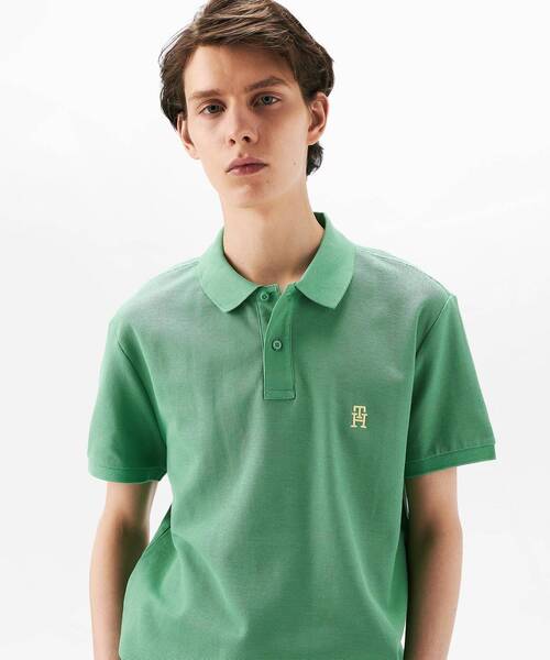 TOMMY HILFIGER（トミーヒルフィガー）の「レギュラーポロシャツ（ポロシャツ・メンズ・イエロー/ネイビー/ホワイト/ピンク/グリーン・LARGE/MEDIUM/SMALL/X-LARGE）」の21枚目の写真
