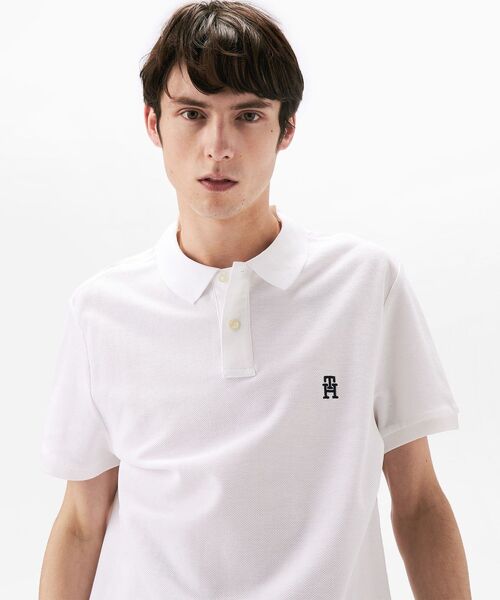 TOMMY HILFIGER（トミーヒルフィガー）の「レギュラーポロシャツ（ポロシャツ・メンズ・イエロー/ネイビー/ホワイト/ピンク/グリーン・LARGE/MEDIUM/SMALL/X-LARGE）」の15枚目の写真
