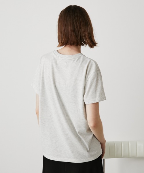 Auntie Rosa Holiday(アンティローザホリデー)の「ネオン刺繍ロゴTEE(Tシャツ/カットソー・レディース・チャコールグレー/オフホワイト/ナチュラル・FREE)」の16枚目の写真