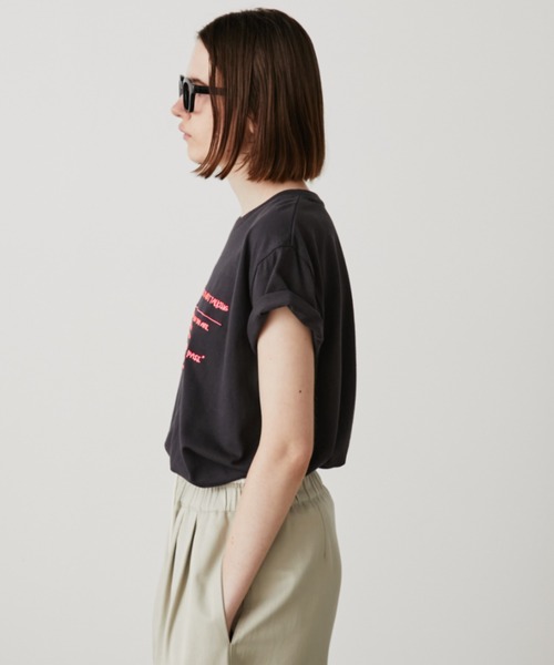 Auntie Rosa Holiday(アンティローザホリデー)の「ネオン刺繍ロゴTEE(Tシャツ/カットソー・レディース・チャコールグレー/オフホワイト/ナチュラル・FREE)」の20枚目の写真