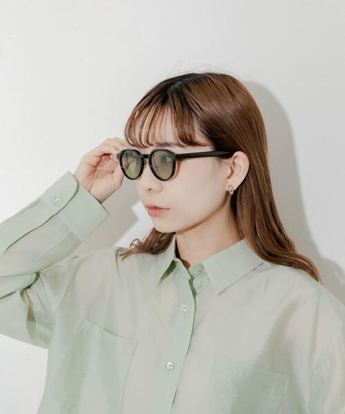 SMELLY（スメリー）の「ボストンシェイプサングラス（メガネ・レディース・グリーン系その他/グレー/グレー系その他/ブラウン系その他・-）」の22枚目の写真