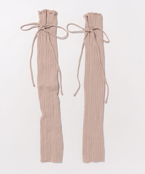 UP START（アップスタート）の「【LAMPOON】メロウリブボタン付きレッグウォーマー（レッグウォーマー・レディース・ベージュ/ホワイト/ブラック/グレー・FREE）」の11枚目の写真