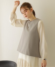 LAULEN | back open oversize vest /バックオープンオーバーサイズ ベスト(ベスト)