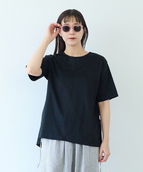 yuni 半袖プルオーバー AMBIDEX Store △○ガス強撚コットンニット 半袖プルオーバー(F