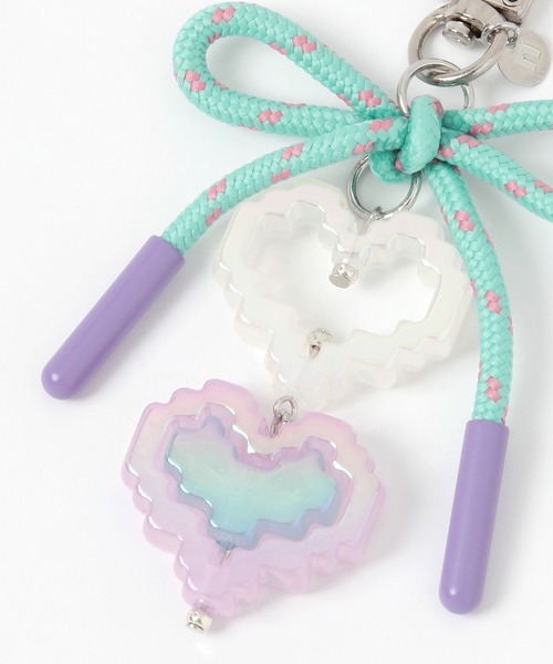 niko and...（ニコアンド）の「ドットハートコードチャーム（チャーム・レディース・ブラック/ホワイト/ピンク・0）」の12枚目の写真