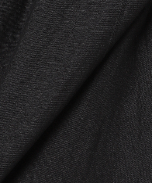 journal standard L'essage(ジャーナルスタンダードレサージュ)の「Linen ボリュームスリーブワンピース(ワンピース・レディース・ブラウン/ブラック・FREE)」の6枚目の写真
