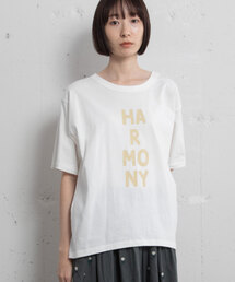 POU DOU DOU | HARMONY ロゴプリントTシャツ(Tシャツ/カットソー)