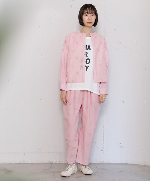 POU DOU DOU(プードゥドゥ)の「HARMONY ロゴプリントTシャツ(Tシャツ/カットソー・レディース・ブラック/ホワイト/オフホワイト・M)」の21枚目の写真