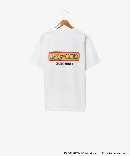 ROYAL FLASH（ロイヤルフラッシュ）の「【GUERNIKA×パックマン】PAC-MAN PAINT T SHIRT / PAC-MAN（Tシャツ/カットソー・メンズ・ホワイト・XL/2XL）」の2枚目の写真
