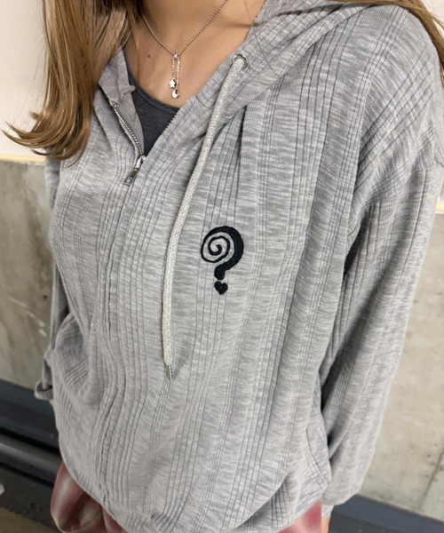 sedacle(セダクル)の「スラブジップパーカー(パーカー・メンズ・ブラック/グレー・LARGE/MEDIUM/SMALL)」の3枚目の写真