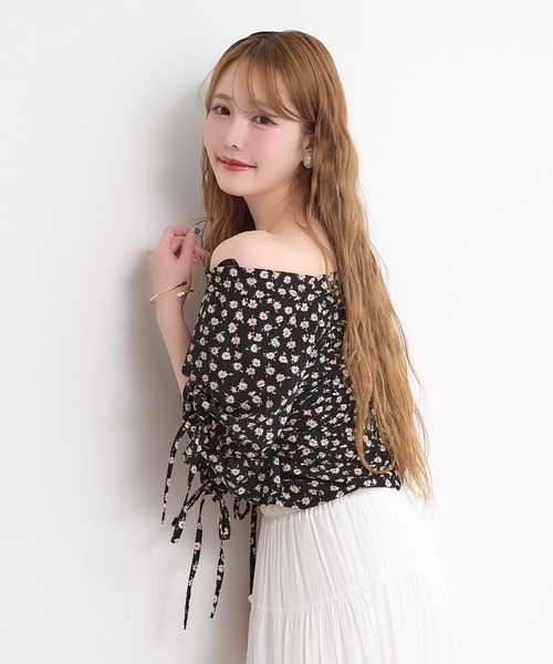 paravion（パラビオン）の「ギャザーパフ袖リボンブラウス（シャツ/ブラウス・レディース・ブラック/その他/ホワイト・FREE）」の22枚目の写真