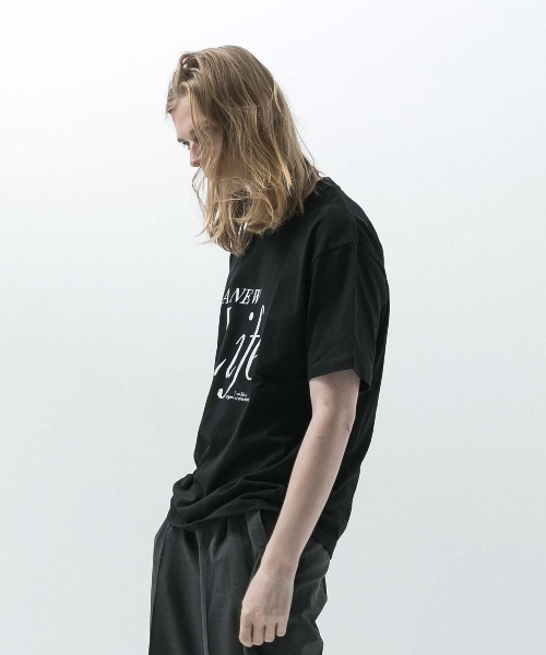 BRIEFING WS 3D PRINT LOOSE FIT 七分袖Tシャツ グ