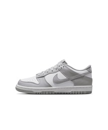 NIKE（ナイキ）の「ナイキ ダンク LOW ジュニアシューズ / Nike Dunk Low Big Kids' Shoes FB9109-123 White（スニーカー・キッズ）」