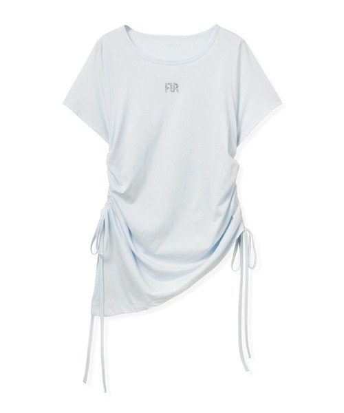 FURFUR(ファーファー)の「【WEB限定カラー】クリスタルロゴアシンメトリーTシャツ(Tシャツ/カットソー・レディース・ブラック/レッド/オフホワイト/サックスブルー・FREE)」の20枚目の写真