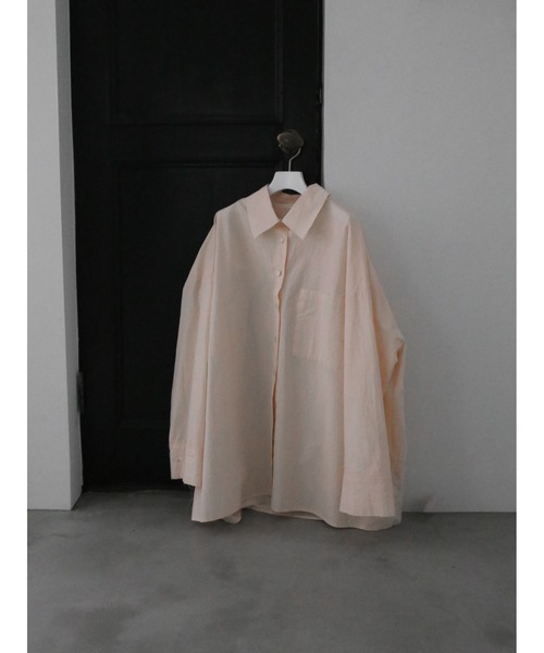 Katrin TOKYO(カトリーントーキョー)の「cut off big shirt(シャツ/ブラウス・レディース・ブルー/イエロー/ピンク・FREE/XS)」の8枚目の写真