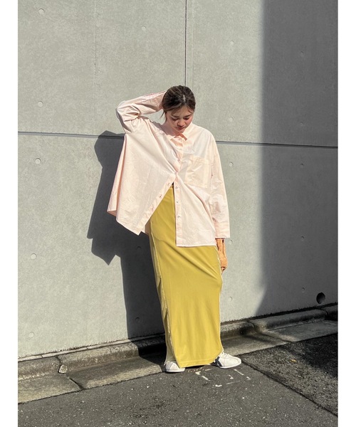 Katrin TOKYO(カトリーントーキョー)の「cut off big shirt(シャツ/ブラウス・レディース・ブルー/イエロー/ピンク・FREE/XS)」の18枚目の写真