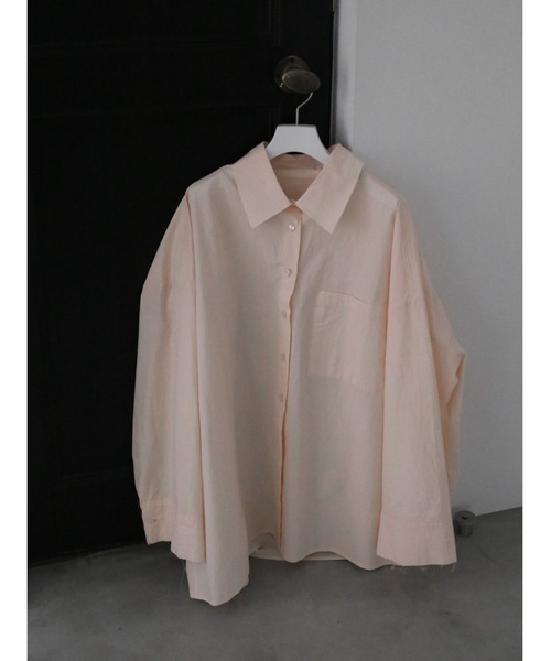Katrin TOKYO(カトリーントーキョー)の「cut off big shirt(シャツ/ブラウス・レディース・ブルー/イエロー/ピンク・FREE/XS)」の7枚目の写真