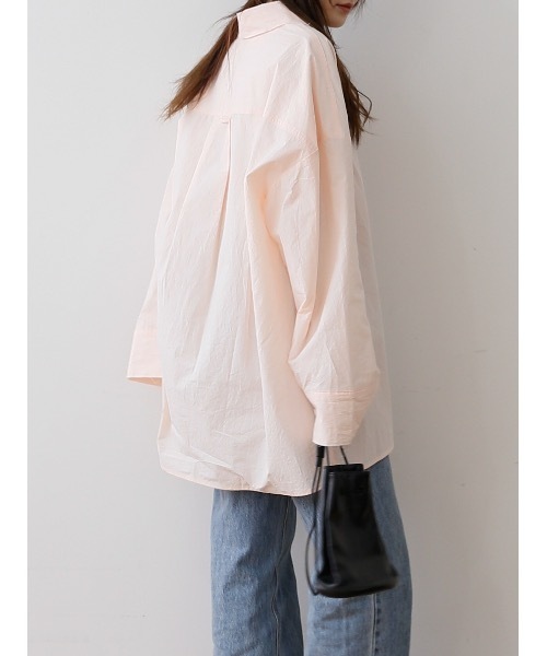 Katrin TOKYO(カトリーントーキョー)の「cut off big shirt(シャツ/ブラウス・レディース・ブルー/イエロー/ピンク・FREE/XS)」の12枚目の写真