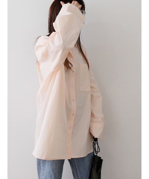 Katrin TOKYO(カトリーントーキョー)の「cut off big shirt(シャツ/ブラウス・レディース・ブルー/イエロー/ピンク・FREE/XS)」の16枚目の写真