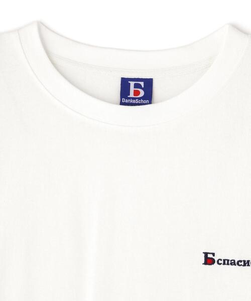 DANKE SCHON（ダンケシェーン）の「【WEB&DEPOT限定】DankeSchon/ダンケシェーン/160 S/S TEE LOGO（Tシャツ/カットソー・メンズ・ホワイト/ブラック・S/L/M）」の12枚目の写真