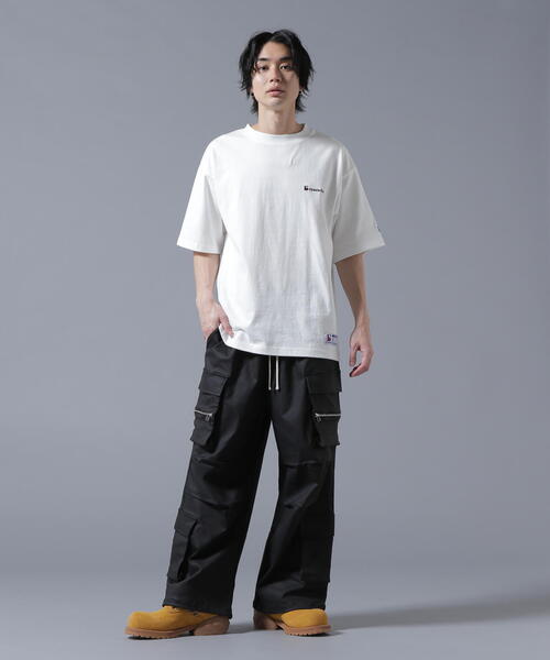 DANKE SCHON（ダンケシェーン）の「【WEB&DEPOT限定】DankeSchon/ダンケシェーン/160 S/S TEE LOGO（Tシャツ/カットソー・メンズ・ホワイト/ブラック・S/L/M）」の3枚目の写真