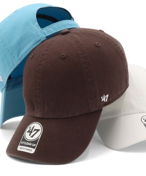'47（フォーティーセブン）の「’47BRANDフォーティーセブン キャップ クリーンナップ 無地（キャップ・レディース・ブルー/ブラック/カーキ/ホワイト/ベージュ系その他/ブラウン/レッド/レッド系その他/ベージュ/ブルー系その他/イエロー・FREE）」の3枚目の写真
