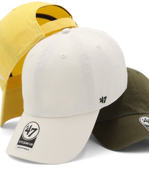 '47（フォーティーセブン）の「’47BRANDフォーティーセブン キャップ クリーンナップ 無地（キャップ・レディース・ブルー/ブラック/カーキ/ホワイト/ベージュ系その他/ブラウン/レッド/レッド系その他/ベージュ/ブルー系その他/イエロー・FREE）」の2枚目の写真