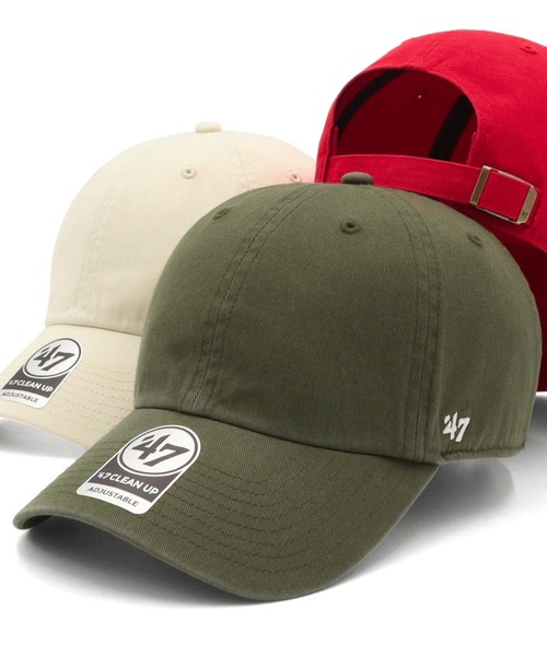 '47（フォーティーセブン）の「’47BRANDフォーティーセブン キャップ クリーンナップ 無地（キャップ・レディース・ブルー/ブラック/カーキ/ホワイト/ベージュ系その他/ブラウン/レッド/レッド系その他/ベージュ/ブルー系その他/イエロー・FREE）」の6枚目の写真