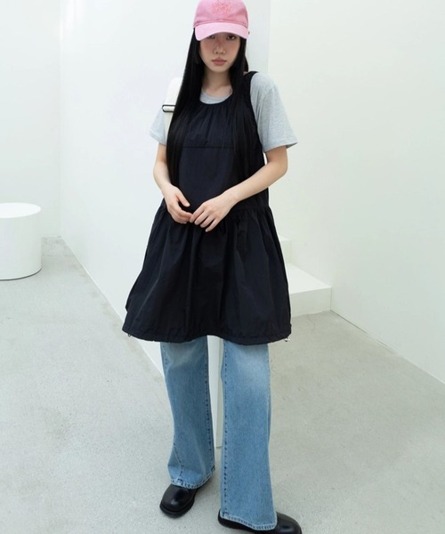 3.3 Field Trip （3.3フィールドトリップ）の「3.3Field Trip／チェーンステッチCAP（キャップ・レディース・ブルー/アイボリー/ピンク・FREE）」の4枚目の写真