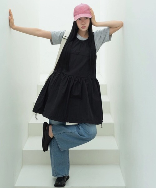 3.3 Field Trip （3.3フィールドトリップ）の「3.3Field Trip／チェーンステッチCAP（キャップ・レディース・ブルー/アイボリー/ピンク・FREE）」の6枚目の写真