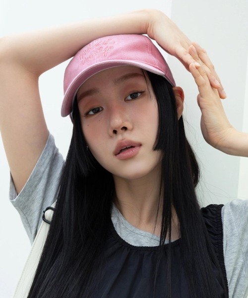 3.3 Field Trip （3.3フィールドトリップ）の「3.3Field Trip／チェーンステッチCAP（キャップ・レディース・ブルー/アイボリー/ピンク・FREE）」の12枚目の写真