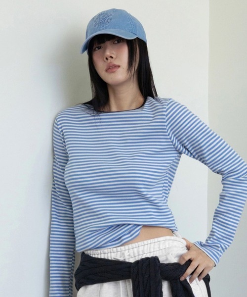 3.3 Field Trip （3.3フィールドトリップ）の「3.3Field Trip／チェーンステッチCAP（キャップ・レディース・ブルー/アイボリー/ピンク・FREE）」の18枚目の写真