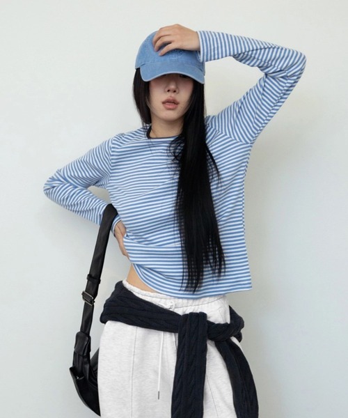 3.3 Field Trip （3.3フィールドトリップ）の「3.3Field Trip／チェーンステッチCAP（キャップ・レディース・ブルー/アイボリー/ピンク・FREE）」の19枚目の写真