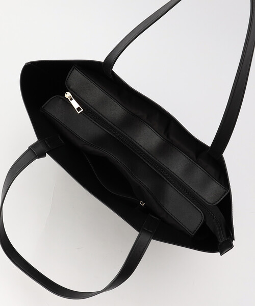 COMME CA ISM(コムサイズム)の「PC/タブレット対応 多機能トートバッグ(トートバッグ・レディース・ブラック/ベージュ・FREE)」の20枚目の写真