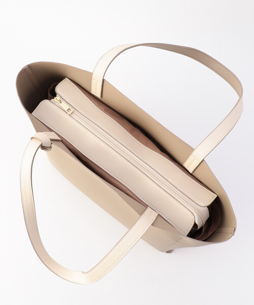 COMME CA ISM(コムサイズム)の「PC/タブレット対応 多機能トートバッグ(トートバッグ・レディース・ブラック/ベージュ・FREE)」の21枚目の写真